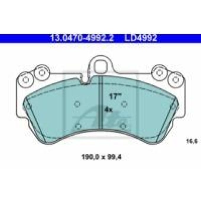 ΤΑΚΑΚΙΑ ΕΜΠΡΟΣ ATE Ceramic(7L0698151H)