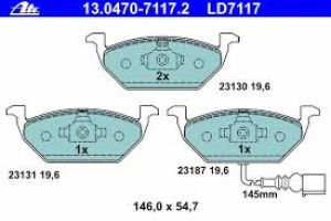 ΤΑΚΑΚΙΑ ΕΜΠΡΟΣ ATE Ceramic(1K0698151F)