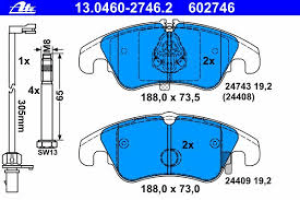 ΤΑΚΑΚΙΑ ΕΜΠΡΟΣ TFSi ATE(8K0698151C/Η)